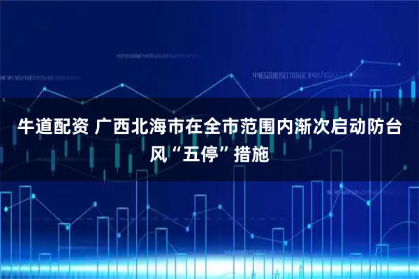 牛道配资 广西北海市在全市范围内渐次启动防台风“五停”措施